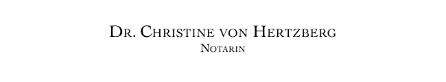Notariat Dr. Christine von Hertzberg Kontakt/Anfahrt